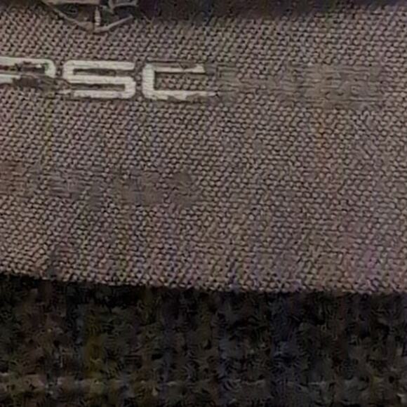 Porsche Gray Button Neckline Short Sleeve Shirt Cotton Driving Car Enthusiast - Picture 2 of 5